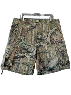 Mens Cabela's Shorts Mossy Oak Break Up Infinity Camo Cargos W38 Grunge Gorpcore